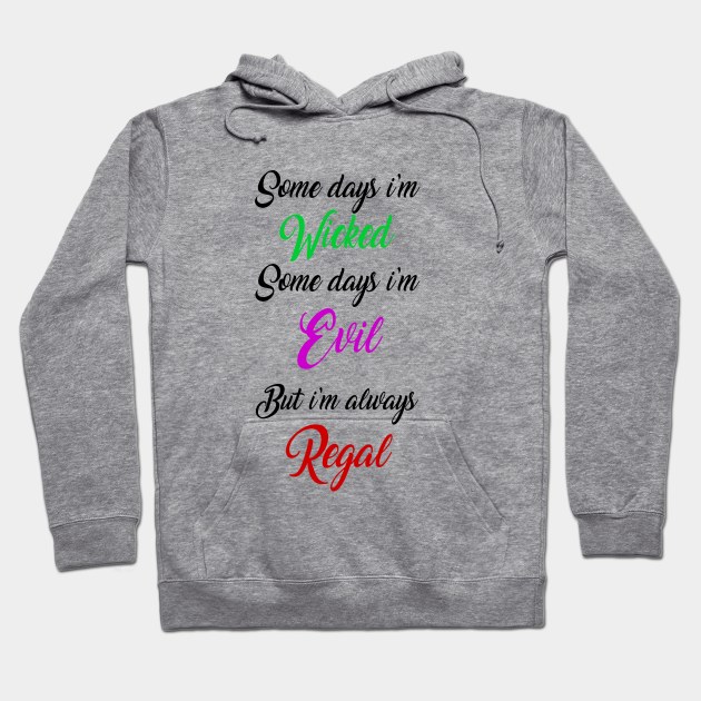 Wicked vs Evil Hoodie by willow141